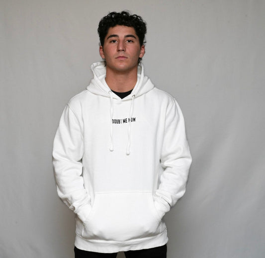 Doubt Me Now Classic Hoodie White