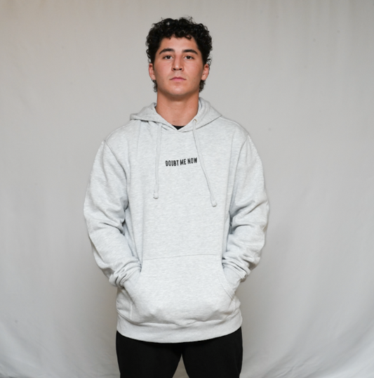 Doubt Me Now Classic Hoodie Grey